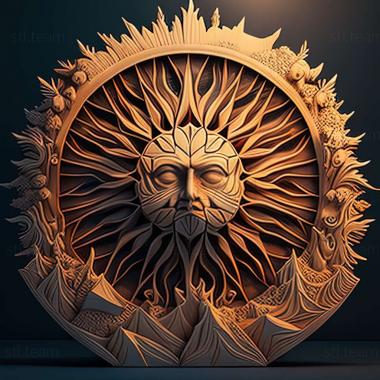 3D model TeDrive Unlimited Solar Crown game (STL)